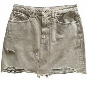 NWOT Jonathan Simkhai Jean Skirt Sage Green